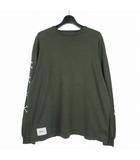 22AW LXLXW/LS/COTTON ロングスリーブ ロンT  Tシャツ カットソー 長袖 03 オリーブグリーン 222ATDT-CSM12