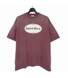 セントマイケル SAINTMICHAEL 26SS SAINT MXX_SS T-SHIRT Tシャツ カットソー 半袖 M バーガンディ 赤 SM-MK8-0000-23
