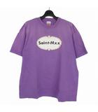 セントマイケル SAINTMICHAEL 26SS SAINT MXX_SS T-SHIRT Tシャツ カットソー 半袖 L パープル 紫 SM-MK8-0000-22