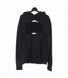 23SS PATCH HOODIE フロントパッチワークパーカー フーディ M ブラック 黒 S52GU0184 国内正規