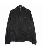 プラダ PRADA トライアングルロゴ フード ジャケット リバーシブル ブルゾン 上着 50 ブラック 黒 SGB224 国内正規