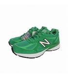 ニューバランス NEW BALANCE 990V4 スニーカー 靴 US10.5 28.5㎝ グリーン 緑 M990NG4