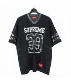 シュプリーム SUPREME 25SS Bandana Football Jersey バンダナ フットボールジャージー Tシャツ カットソー 半袖 L ブラック 黒