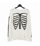 シュプリーム SUPREME × ヘインズ Hanes 21AW Bones Thermal Crew ボーンズ サーマル クルー ボーン サーマルカットソー 長袖 XL ホワイト 白