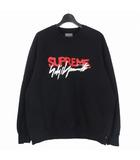 シュプリーム SUPREME × ヨウジヤマモト YOHJI YAMAMOTO 20AW Crewneck クルーネック スウェット トレーナー XL ブラック 黒