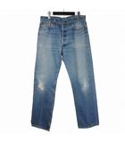 リーバイス Levi's 544 ダメージ加工 テーパードデニム ジーンズ パンツ W36 L34 ライトブルー 青