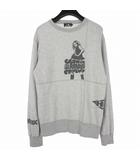 ヒステリックグラマー HYSTERIC GLAMOUR ヴィクセンガール ロゴ プリント ガールプリント スウェット 薄手 トレーナー S グレー
