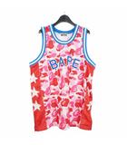アベイシングエイプ A BATHING APE カモフラ柄ノースリーブメッシュタンクトップ バスケシャツ XL マルチカラー 001CSF801008X