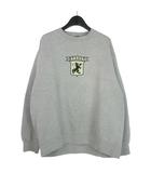 ステューシー STUSSY 紺タグ ライオン ワッペン スウェット トレーナー 長袖 M グレー