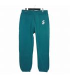 シュプリーム SUPREME 25SS S Logo Sweatpant Sロゴスウェットパンツ M ターコイズブルー