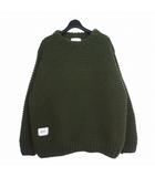 ダブルタップス WTAPS 22AW メディーバル セーター  MEDIEVAL SWEATER ローゲージ ニット クルーネック X 03 カーキ 222MADT-KNM05
