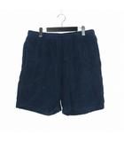 シュプリーム SUPREME 19SS Terry Jacquard Logo Short テリージャガードロゴショーツ ショートパンツ ハーフパンツ M ネイビー 紺