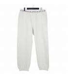 シュプリーム SUPREME 15AW Logo Rib Sweatpant ロゴリブスウェットパンツ M グレー