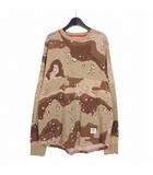 シュプリーム SUPREME 14AW Arena Top デザートカモフラージュ柄ロングスリーブTシャツ ロンT カットソー 長袖  迷彩 M ブラウン ベージュ
