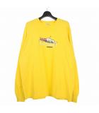シュプリーム SUPREME 23AW Neil Blender Arrow L/S Tee ニールブレンダーアロー ロングスリーブ ロンT Tシャツ カットソー 長袖 L イエロー 黄
