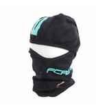 エフシーレアルブリストル F.C.Real Bristol FCRB 21AW POLARTEC FLEECE NECK GAITER ロゴプリント フード付きバラクラバ ネックウォーマー F ブラック 黒 FCRB-212080