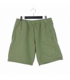 シュプリーム SUPREME 21SS Laser Cut S Logo Sweatshort レーザーカット Sロゴ スウェットショーツ ショートパンツ ハーフパンツ S カーキ
