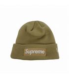 シュプリーム SUPREME × ニューエラ NEW ERA 23FW Box Logo Beanie ボックスロゴビーニー ニット帽 帽子 ONE SIZE ベージュ G2906272023