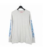 シュプリーム SUPREME 24AW オールド イングリッシュ エルエス トップ Old English L/S Top 袖刺繡 Tシャツ カットソー 長袖 M ヘザーグレー