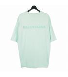 ミディアムフィット ロゴ刺繍 クルーネック Tシャツ カットソー 半袖 L ミントグリーン 612966 TLVB9 国内正規