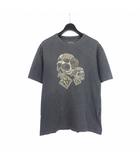 キャピタル kapital PECKISH レインスカル 天竺 クルーTシャツ カットソー 半袖 S チャコールグレー K2506SC233