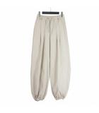 裾ゴムナイロンボリュームパンツ スラックス F ライトグレー JS050682MC
