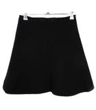 マカフィー MACPHEE トゥモローランド スカート フレア ミニ バックファスナー 無地 34 黒 ブラック ボトムス /T2