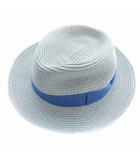  マールマール MARLMARL for baby 麦わら帽子 ストローハット ペーパーハット リボン グレー ぼうし 小物 /YA