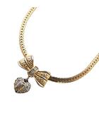 ニナリッチ NINA RICCI ヴィンテージ リボンモチーフ ネックレス ペンダント ゴールドカラー 小物 アクセサリー