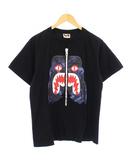 アベイシングエイプ A BATHING APE BAPE ABC CAMO TIGER TEE カモタイガーTシャツ カットソー 半袖 M 黒 /KH