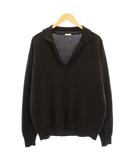 コモリ COMOLI 20AW カシミヤ スキッパーニット セーター 長袖 カーキ S03-06002 /KH