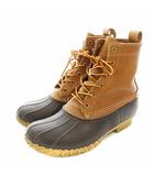 ビーンブーツ Bean Boots ショートブーツ レザー 切替 レースアップ 7 25cm キャメル 茶 ブラウン 0GP4806070 /KU