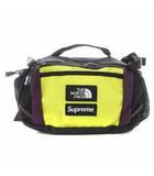 ザノースフェイス THE NORTH FACE × シュプリーム SUPREME 18AW エクスペディション ウエストバッグ Expedition Waist Bag ボディバッグ ロゴ ナイロン 黒 ブラック 黄 イエロー 紫 パープル NF0A3SE7 /AN11