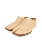 メゾンマルジェラ 22 Maison Margiela 22 足袋バブーシュ レザーシューズ スリッポン 41 ベージュ
