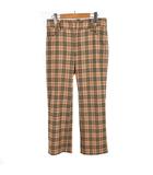 バーバリーブルーレーベル BURBERRY BLUE LABEL パンツ スラックス ノヴァチェック 34 ベージュ FQF46-594-43