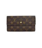 ルイヴィトン LOUIS VUITTON モノグラム ポルトトレゾール インターナショナル 長財布 茶 ブラウン M61215 ☆AA★