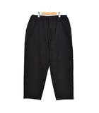 24AW モールスキン ドローストリングパンツ 3 黒 ブラック A03-03024