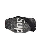 20AW Waterproof Reflective Waist Bag ウォータープルーフ リフレクティブ 斑点柄 ウエストバッグ 黒 ブラック ☆AA★