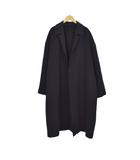 ユナイテッドアローズ UNITED ARROWS & SONS by DAISUKE OBANA  BAL COAT ボタンレス ロング バルカラーコート S 黒 ブラック 5525-299-0652