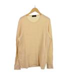 ロベルトコリーナ ROBERTO COLLINA Tシャツ 長袖 ワッフル 46 オフホワイト