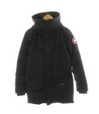 カナダグース CANADA GOOSE ラングフォードパーカー Langford Parka-Fusion Fit ダウンジャケット ワッペン ファー アウター XS 黒 ブラック 2062MA /AN54