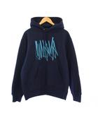 シュプリーム SUPREME 22AW Tag Hooded Sweatshirt タグフーディスウェットシャツ プルオーバーパーカー 長袖 M 紺 /KH