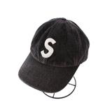 シュプリーム SUPREME 22SS Kevlar Denim S Logo 6-Panel ケブラー デニムSロゴ6パネル ベースボールキャップ 野球帽 グレー /KH