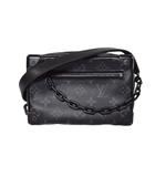 ルイヴィトン LOUIS VUITTON ミニ ソフトトランク モノグラム エクリプス ショルダーバッグ 黒 ブラック M44735 ☆AA★