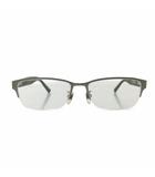 グッチ GUCCI メガネ 眼鏡 ナイロール型 56□17 4-1 グレー カーキ 9700/F /AN36