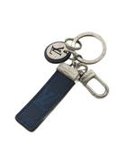 ルイヴィトン LOUIS VUITTON タイガラマ ポルトクレ ネオLVクラブ キーリング シルバー色 青 ブルー M69324 /AN31
