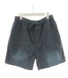 ロエベ LOEWE ショートパンツ ハーフパンツ コットン L 紺 ネイビー H526Y11W95 /AN58 ☆AA★