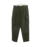 ロエベ LOEWE カーゴパンツ ロゴ コットン 48 カーキ /AN12 ☆AA★