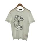 コムデギャルソンオムドゥ COMME des GARCONS HOMME DEUX AD2020 ミッキーマウス Tシャツ カットソー 半袖 M 白 ホワイト 黒 ブラック DF-T011 /AN8