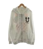オフホワイト OFF WHITE × アンダーカバー UNDERCOVER パーカー プルオーバー ロゴ プリント スカル XL 白 ホワイト OMBE002G19762010 /AN20